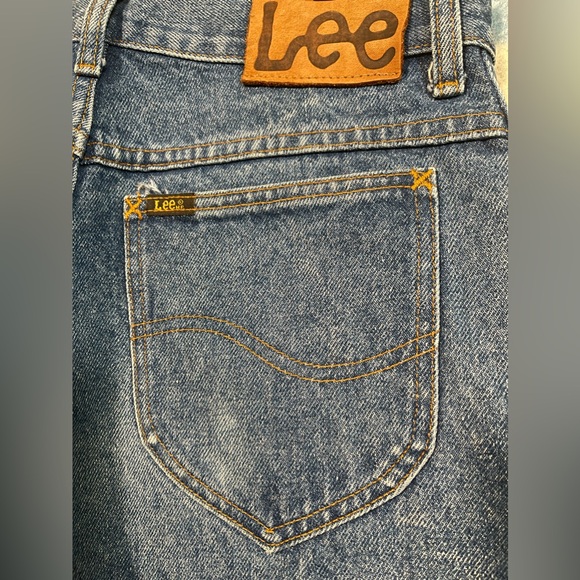 Vintage Lee Cotton Denim Blue Dad Workwear Western Jeans 30” Made in Canada - Picture 4 of 9